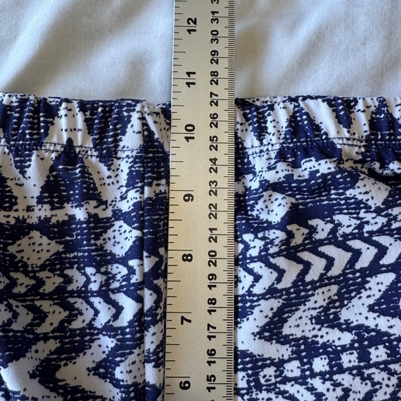 Women's‎ Aztec Pull On Lightweight Wide Leg Palazzo Pants Blue/White Festival - Picture 7 of 11